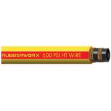 High Temp Wire Reinforced Air Hose | CPE Tube & Cover | 1.5in x 2.02in | 600psi | Industrial, Construction, Drilling & Mining Applications