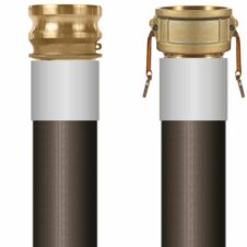 Black Nitrile Discharge Hoses - Cams