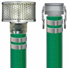 Green PVC Suction Assemblies - Cam X Strainer